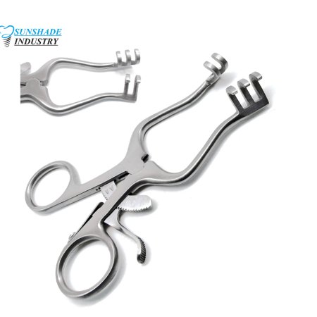   Surgical Weitlaner Retractor 4.5 Blunt 3by2 Prongs – Premium Surgical Instrument 